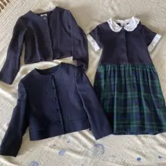 セレモニー　フォーマル　ワンピース３点セット