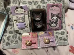 サンリオ 前髪クリップ 5種セット クロミ キティ アクリルステッカーおまけつき