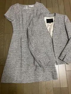 UNTITLED ツイードスーツセットアップ M ワンピース　フォーマル 2