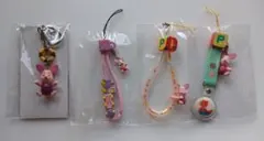 平成レトロ ディズニー くまのプーさん ピグレット ストラップ セット 非売品