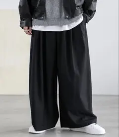 エクストラワイド ディープタックTRワイドパンツのサムネイル