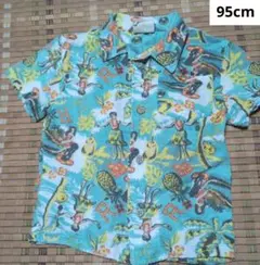 最安値　ROUGHxRUSS 95cm アロハシャツ 半袖シャツのサムネイル