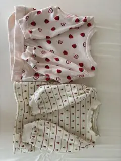 いちご柄トレーナー2枚セット 100cm