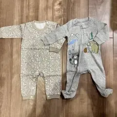 〔値下げ〕ロンパース、カバーオールのセット