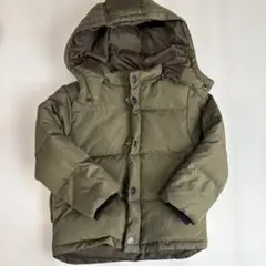 petit main フード付きダウンコート 110サイズ オリーブ