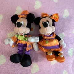 Disney ハロウィン ぬいぐるみ ミッキー ミニー セット
