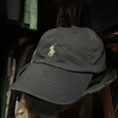 ポロキャ！ブラック コットン チノ キャップ