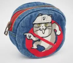 メイカーズ 刺繍 丸 ポーチ 仕事猫 ヨシ！ くまみね 仕事猫 現場猫