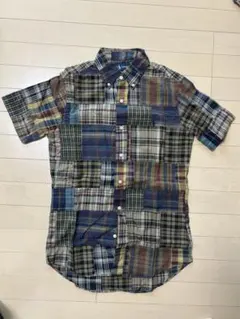 ラルフローレン　パッチワーク　半袖シャツ
