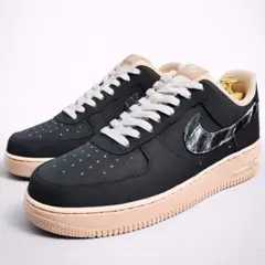 NIKE AIR FORCE 1 マットブラック 塗装カスタム 28cm相当
