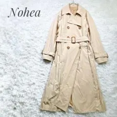 Nohea ノヘア トレンチコート プリーツ ベルト付 ベージュ M　春　訳あり