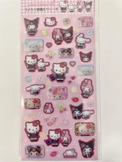 正規品　ラメ入り樹脂もりシール　サンリオキャラクターズ