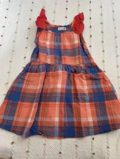 ブランシェス　チェック柄ワンピース　100cm