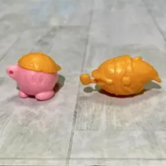 星のカービィ 消しゴムフィギュア2体セット ヨーヨーカービィ ファッティホエール
