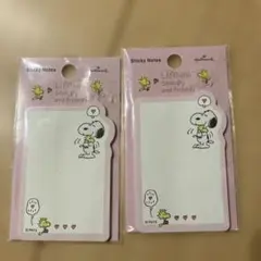 付箋　スヌーピー　2セット