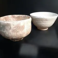 ○浅野陽 わん 茶碗 2個セット 共箱 東京芸術大学教授 大振り茶碗