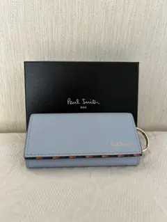 【値下げ中❗️】Paul Smith メンズブライ トストライプトリム キーケース