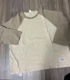 韓国子供服 oatmeal ラグラン長袖カットソー XL