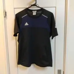 adidas Mサイズ Tシャツ 黒/青
