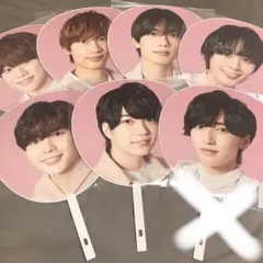 なにわ男子 うちわ 1stLOVE グッズ セット コンプリート NANIWA