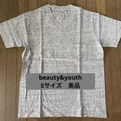 UNITED ARROWS グレー VネックTシャツ S