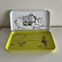 ムーミン　トレー　ホワイト＆グリーンのサムネイル