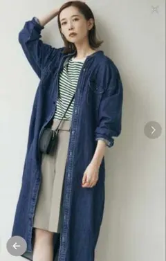 Lee&ROSSO デニムワンピース バンドカラー