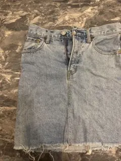 MOUSSY デニムスカート ライトブルー