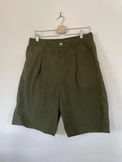 【ZARA/ザラ】オリーブグリーン ショートパンツ 32