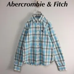 アバクロンビーアンドフィッチ・刺繍ワンポイント・チェック柄・1301