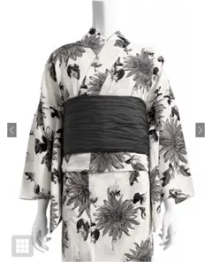 花柄浴衣・帯セット