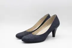 70■ランウォーク アシックス ラウンドパンプス(26ｃｍE)美品のサムネイル