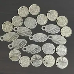 アンティーク ビンテージ リターンタグ キータグ チャーム 友愛結社 秘密結社