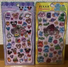 【正規品】ディズニー　ピクサー　プチドロップステッカー　2枚セット