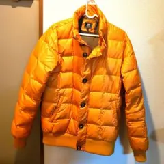 BEAMS HEART オレンジ ダウンジャケット L
