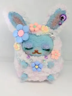 羊毛フェルト〜花冠の夢うさぎ〜