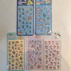 ぷくぷくシール　ディズニー　モンスター　プーさん　トイ・ストーリー