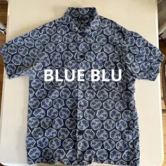 【BLUE BLUE】メンズ　半袖　シャツ　2 日本製