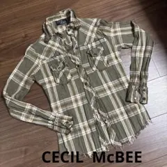 CECIL McBee チェックシャツ