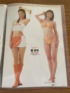 赤松寛子 ギャルズパラダイス 綴込みポスター レースクイーン 水着