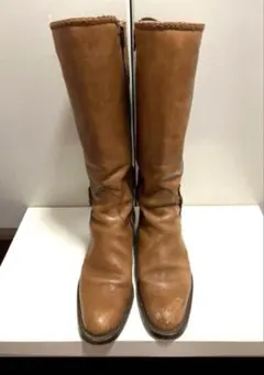 土日限定価格❗️キャメルロングブーツ