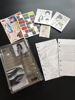 韓国 diarium A6 PVCダイアリーカバー バインダー クリア 新品 - メルカリ