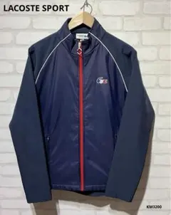 ラコステスポーツ　トラックジャケット　ナイロン　デカワニ　フランス代表