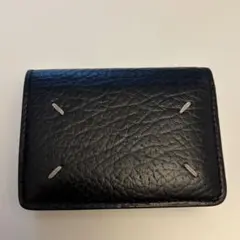 ⭐️正規品⭐️美品 Margiela メゾンマルジェラ 三つ折り財布 ブラック Maison Margiela メゾンマルジェラ 財布 三つ折り SA2UI0005