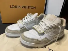 ルイヴィトン LVトレイナー ラインスニーカー ベージュ