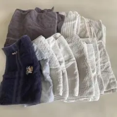 【まとめ売り】古タオルセット(バスタオル4枚、フェイスタオル10枚)