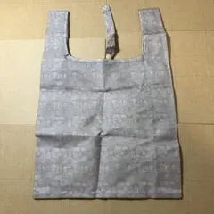 カレルチャペック紅茶店 ノベルティ バジー 花柄 エコバッグ グレー 新品未使用