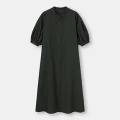 GU バンドカラーシャツワンピース Sサイズ