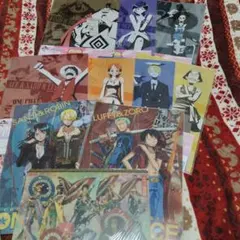 ワンピース クリアファイル　　下敷きセット