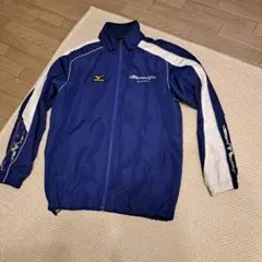 ミズノプロ　ウインドブレーカー上下　セットアップ　青色　Lサイズ